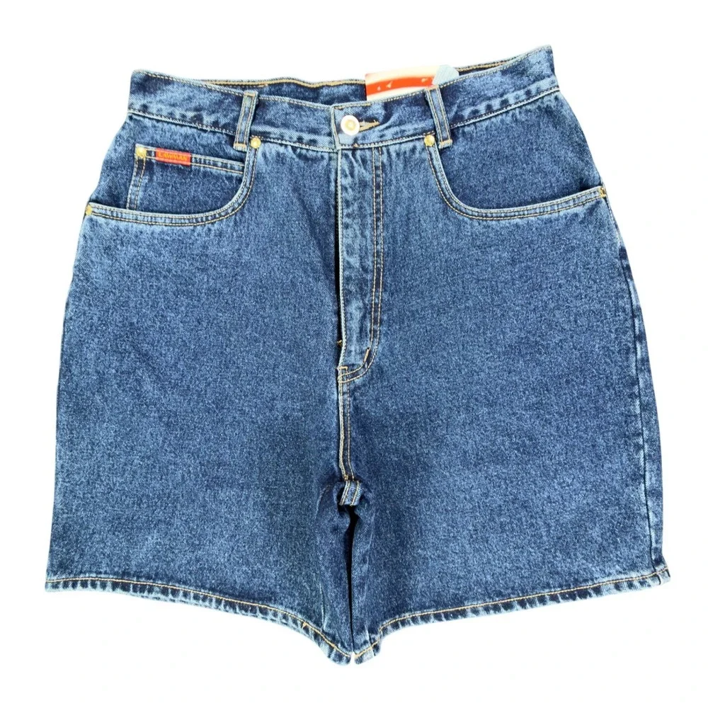 Lawman 90s Vintage High Rise Denim Shorts Womens 11/12 Blue NWT VERA YR77